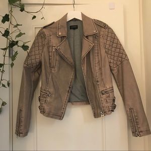Top Shop - Biker Leather (faux) jacket